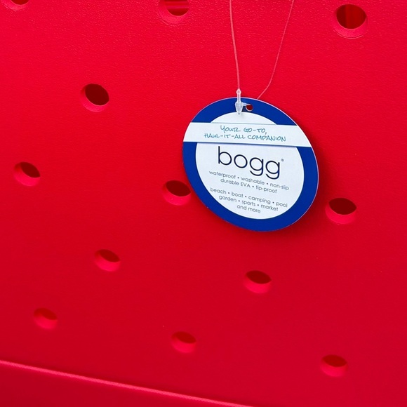 Bogg Bag Original Bullseye Tote Bag - Red NEW - Picture 6 of 6